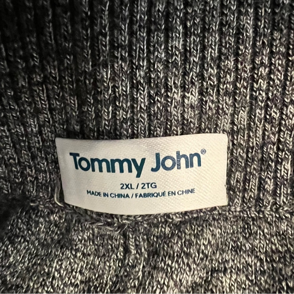 Tommy John gray sweater-type lounge pants size 2XL